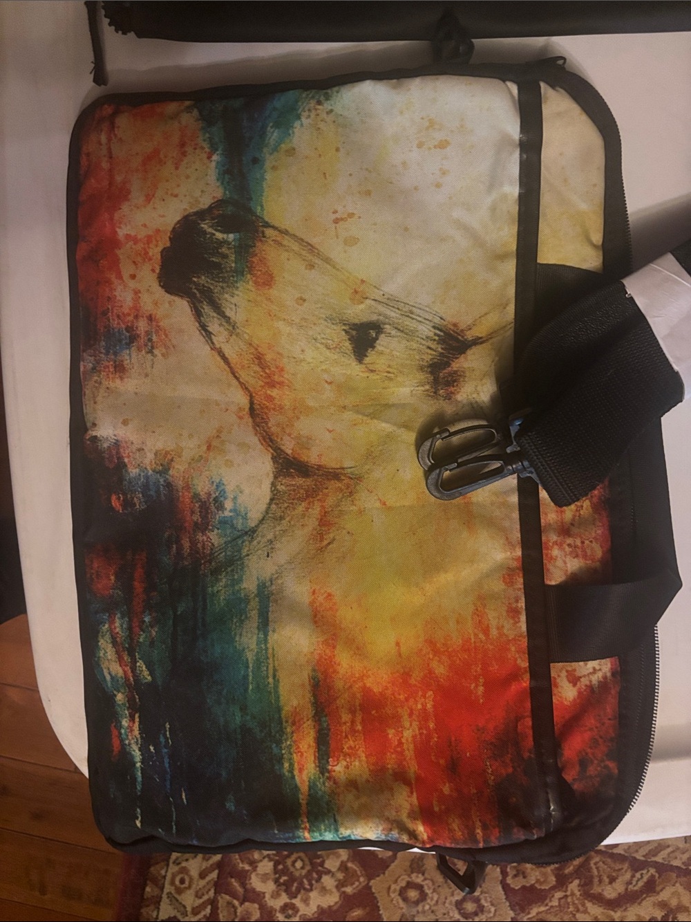Colorful Horse Laptop Messenger Bag